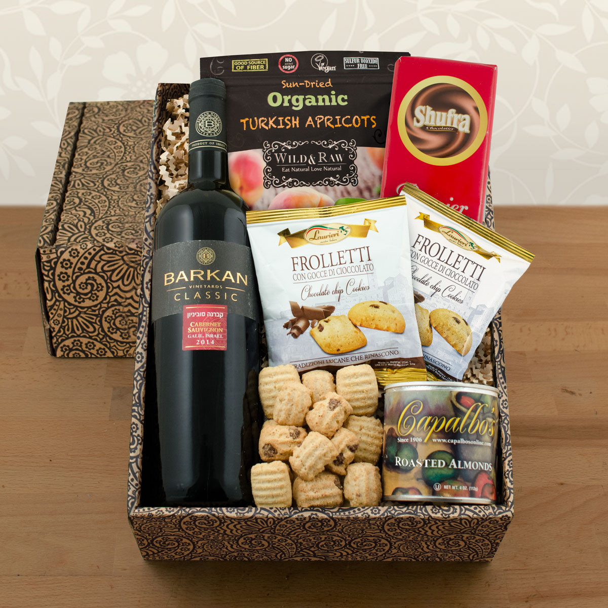 Cab Sauv and Gourmet Gift Box